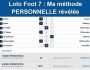LOTO FOOT 7  MA METHODE PERSONNELLE REVELEE 