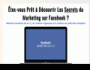 Facebook ads MARKETING 