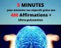 480 Affirmations positives atteindre vos objectifs