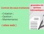 CONTRAT DE PRESTATION DE SERVICES INFORMATIQUES