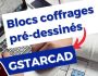 BLOCS COFFRAGES PRE-DESSINES GSTARCAD