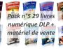 Pack n�5 29 livres num�rique DLP + mat�riel de ven