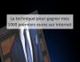 La technique pour gagner mes 1000 premiers euros s