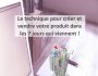 D�but de la formation : cr�er et vendre